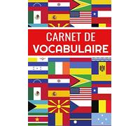 Carnet de Vocabulaire: Petit Cahier Deux Colonnes à Remplir | 100 pages - 2400 mots - 15,24 x 22,86 cm