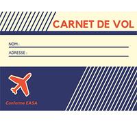 Carnet de vol: Journal à remplir conforme à la réglementation européenne EASA 1178/2011 |117p 21x15cm | Pour pilotes amateurs ou professionnels d’avions ou d’hélicoptères.