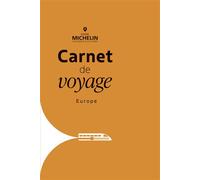Carnet de voyage - Europe - Collectif - Michelin - broché - Carnet (de voyage, intime, de notes)