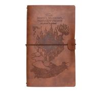 Carnet de voyage - Harry Potter - Couverture en cuir synthétique - 20 cm - Mixte - Adulte