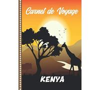 Carnet de Voyage Kenya: Guide à Remplir de vos Histoires et Anecdotes pour un Séjour à la Carte, 108 pages ILLUSTREES, Cadeau à Offrir Fabriqué en France.