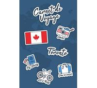 Carnet de Voyage Toronto: Journal de Voyage | 106 pages, 15,24 cm x 22,86 cm | Pour vous accompagner durant votre séjour