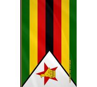 Carnet de voyage Zimbabwe: Collection de carnets de voyage drapeaux