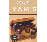 Carnet de Yam’s: Bloc de score yams Accessoire jeu de société Jeu de voyage Pour joueur de dés Format de poche pratique 100 feuilles de marques à ... Femme Homme Grand père papy Mamie Maman Papa