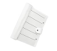 Carnet d'échantillons d'ongles avec pages détachables - Organisateurs d'affichage en ABS pour présentation artistique des couleurs - Album personnalisable - Feuilles ABS à gratter