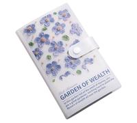 Carnet d'économies d'enveloppe - Carnet de planification de trésorerie pour la maison | Bloc de 100 pièces avec peinture à l'huile 3D, organiseur de portefeuille portable, outil de gestion financière