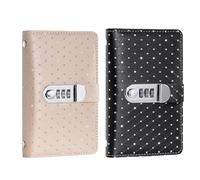 Carnet d'Économies - Journal Financier avec Verrou à Mot de Passe,Classeur d'Épargne avec 100 Enveloppes | pour Maison Bureau Voyage Déplacement Adultes Famille