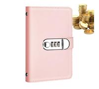 Carnet d'Économies Planificateur à Couverture Cuir et Verrou