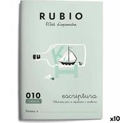 Carnet d'écriture et de calligraphie Rubio Nº10 A5 catalan 20 feuilles (10 pièces)