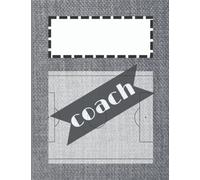 carnet Demi-terrain football (soccer) pour entraîneur: Cahier Tactique avec 100 Pages