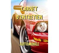 Carnet d'entretien automobile: Voiture sportive rouge - Notez vos réparations et les entretiens de votre véhicule - Carnet de bord voiture - Entretien auto - 101 pages - 17,8 x 25.4 cm