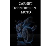 Carnet d'entretien moto: Accessoire moto carnet entretien moto avec pages préfabriquées | Accessoires moto | Entretenir sa moto | Mecanique moto