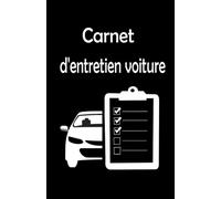 Carnet d'entretien véhicule: simple et pratique - fiche à compléter pour chaque intervention - accessoire voiture moto scooter/Carnet de bord voiture | Entretien Auto