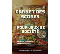 Carnet des Scores pour Jeux de Société