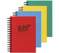 Clairefontaine 8354C Carnet Spiralé Zap Book - 160 Feuilles Papier Croquis 100% Recyclé - A4 21x29,7 cm 80g - Couleur de Couverture Aléatoire (4 coloris vifs possible)