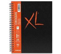 Carnet dessin Canson 100 feuilles XL Book Croquis Format A5 Multicolore E