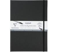 Carnet - Dessin - Pour feutre à alcool, encre de Chine - A4 - 220g - Clairefontaine - Layout