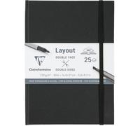 Carnet - Dessin - Pour feutre à alcool, encre de Chine - A5 - 220g - Clairefontaine - Layout