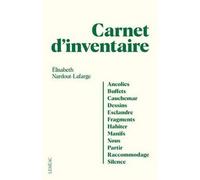 Carnet D'inventaire
