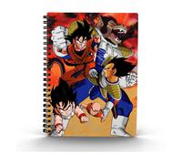 Dragon Ball - Cahier Effet 3d Goku Vs Vegeta