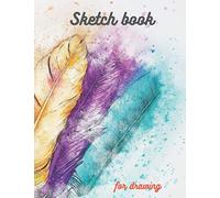 Carnet du dessin MADE IN USA , Sketch book for drawing: cahier de dessin A4 pro avec 110 pages cadeau parfait pour anniversaire, natal, action de grâces