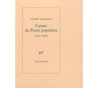 Carnet du Front populaire: (1935-1936)