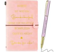 Carnet En Cuir Avec Stylo Merci Cadeaux Pour Les Collègues Noël Carnet D'inspiration Stylo De Motivation Agenda A6 Petit Carnet De Voyage Pour Les Salariés Cadeau D'adieu