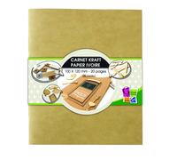 Carnet En Papier Kraft 20 Pages 10x12 Cm - Graine Créative