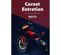 Carnet entretien moto: Un carnet de suivi des réparations pour un amoureux de sa bécane / 100 Pages Format Pratique / Cadeau biker.