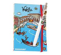 CARNET ET STYLO VENEZIA - VENISE DONSOUVENIR. Modèle: pont de Rialto