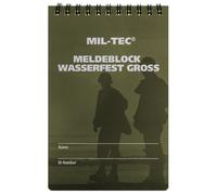 Carnet étanche Mil-Tec Olive - 100 x 150 mm