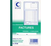 CARNET 'FACTURES' 210X140 50/3+0 (par 10)