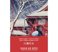 Carnet Hasui Kawase / Chute de neige sur le temps Kiyomizu Kyoto