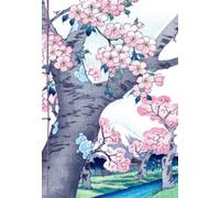 Carnet Hazan gaufré Cerisiers en Fleurs 18 x 26 cm (papeterie)