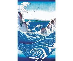 Carnet Hazan gaufré Eau 16 x 23 cm (papeterie)