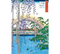 Carnet Hazan Glycine dans l'estampe japonaise 18 x 26 cm (papeterie)