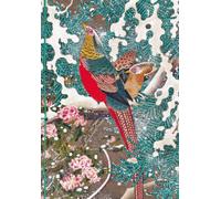 Carnet Hazan Jakuchu-faisan doré dans l'estampe japonaise 16 x 23 cm (papeterie)