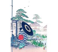 Carnet Hazan Les jardins dans l'estampe japonaise 12 x 17 cm (papeterie)