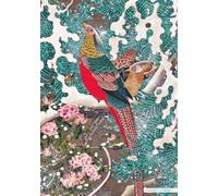 Carnet Hazan ligné Jakuchu-faisan doré dans l'estampe japonaise 16 x 23 cm (papeterie)
