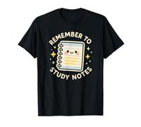 Carnet Humoristique « Remember to Study Notes » T-Shirt
