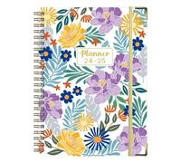 Carnet journalier, journal académique 2024-2025 | Planificateur mensuel et journal 2024-2025 | Agenda journalier, bloc-notes des choses à faire, journal de juillet 2024 à juin 2025,