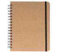 Carnet Kraft - 80 Feuilles - 17,7x22,6 Cm