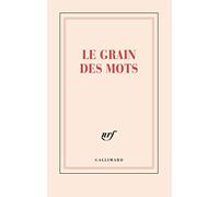 Carnet «Le grain des mots» (papeterie)