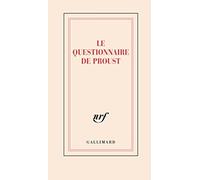 Gallimard Carnet «Le questionnaire de Proust» – Papeterie