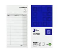 Carnet Liderpapel serveur 3/fº original et 2 copies t314