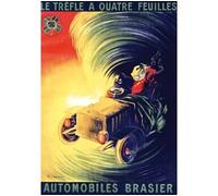 Carnet ligné Affiche Automobiles Brasier - Leonetto Cappiello - Hachette Bnf - broché - Livre