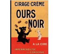Carnet ligné Affiche Cirage-Crème Ours Noir Benjamin Rabien (Auteur)
