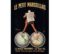 Carnet ligné Affiche Journal Le Petit Marseillais