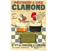 Carnet ligné Affiche Réchaud à gaz Clamond - Georges Meunier - Hachette Bnf - broché - Livre