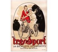 Carnet ligné Affiche Très Sport" Bicyclette" - Collectif - Hachette Bnf - broché - Livre